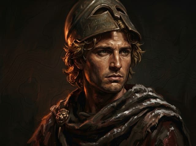Artistic portrait of Alexander the Great